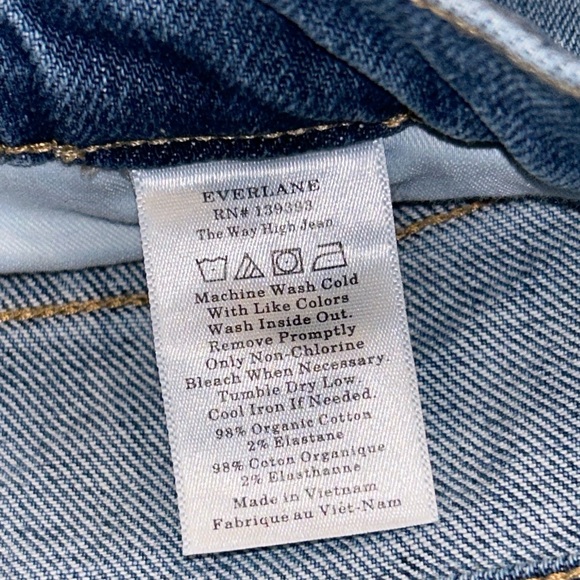 EVERLANE The Way-High® Jean Mid Indigo - Picture 6 of 10